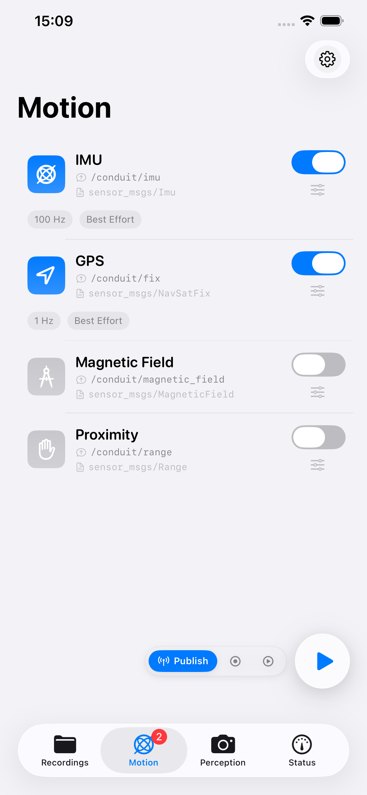 Motion Sensors